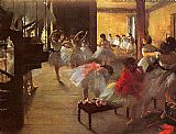 The Dance Class by Edgar Degas